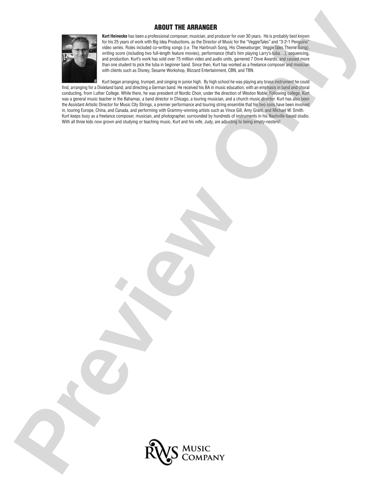 Ukrainian Bell Carol: Full Orchestra Conductor Score & Parts