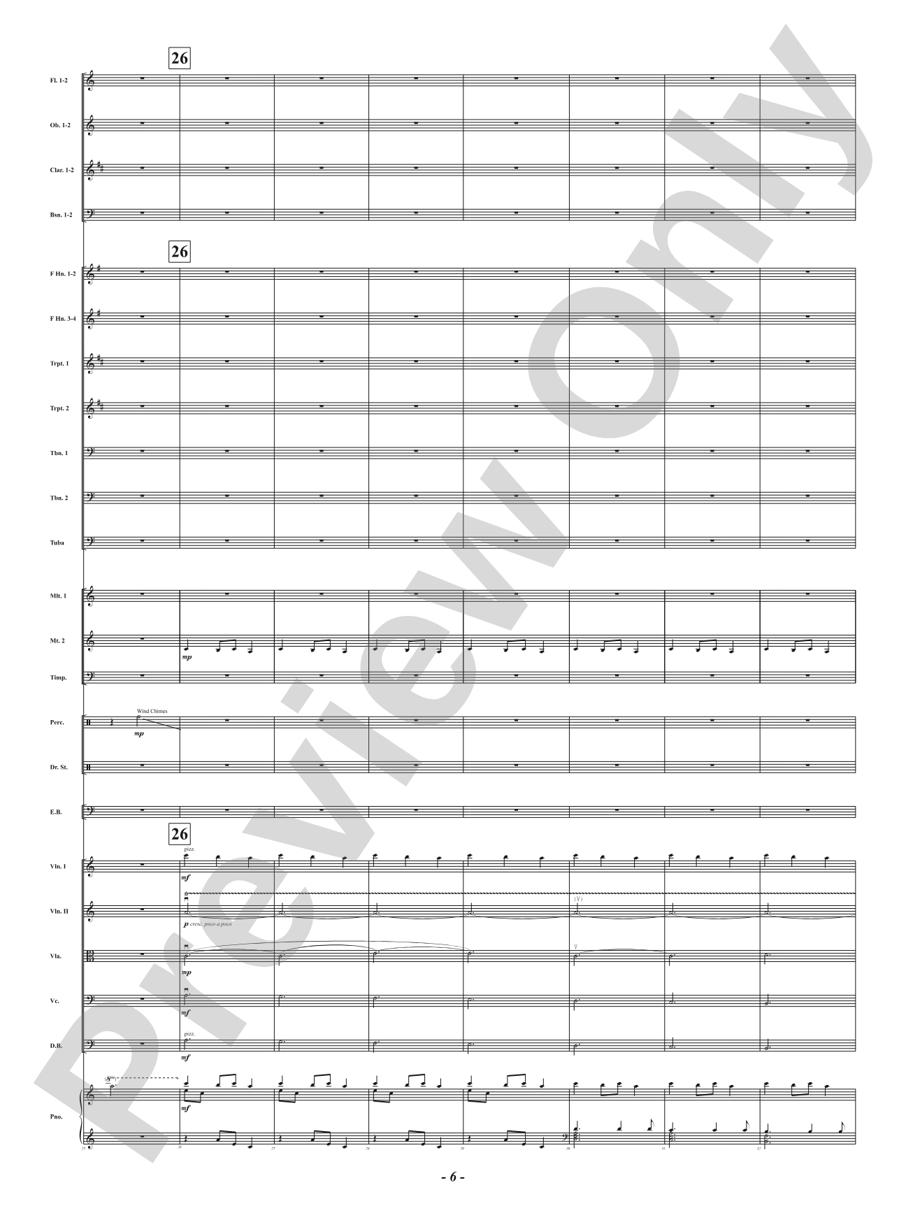Ukrainian Bell Carol: Full Orchestra Conductor Score & Parts