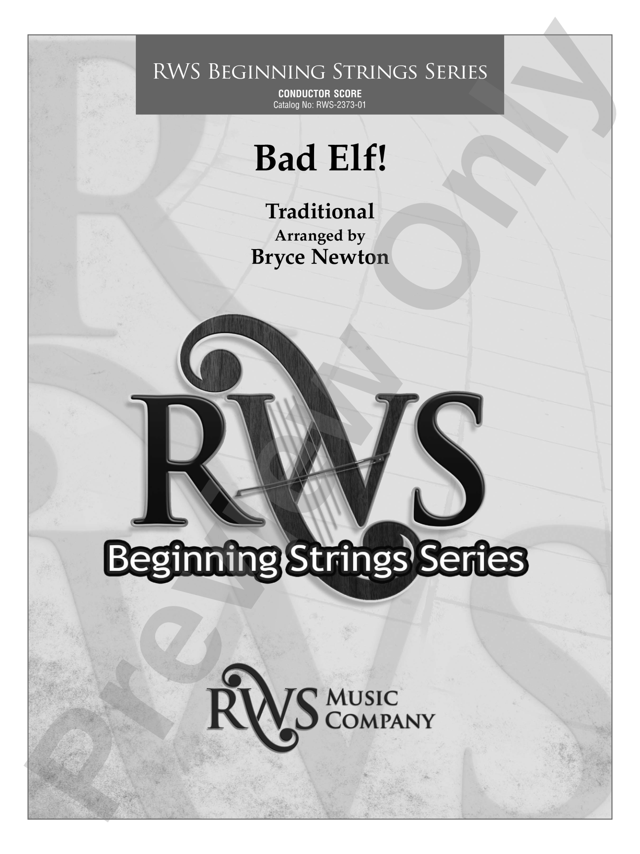 Bad Elf!: String Orchestra Conductor Score & Parts