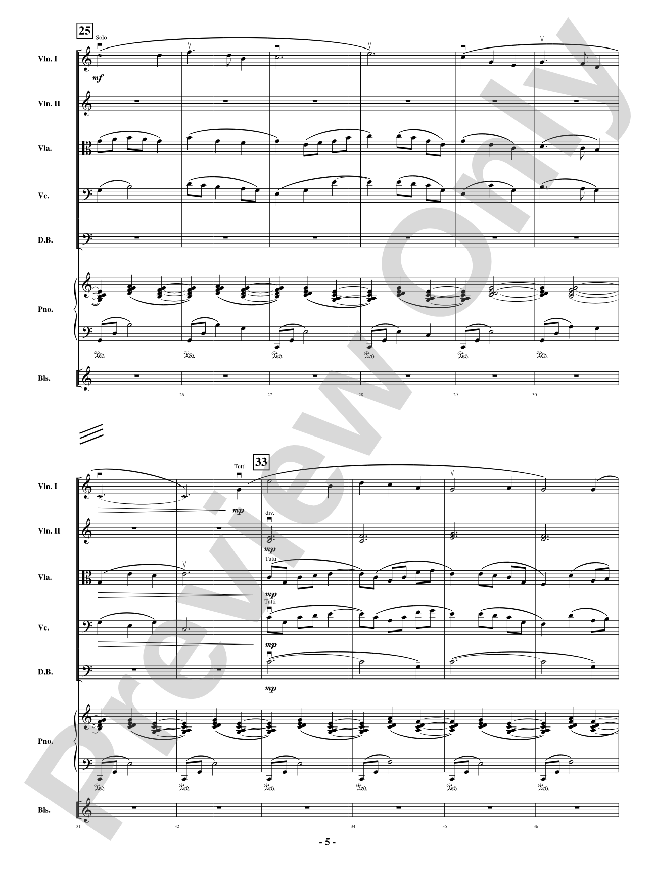 Heavenly Peace - Based on "Silent Night": String Orchestra Conductor Score & Parts
