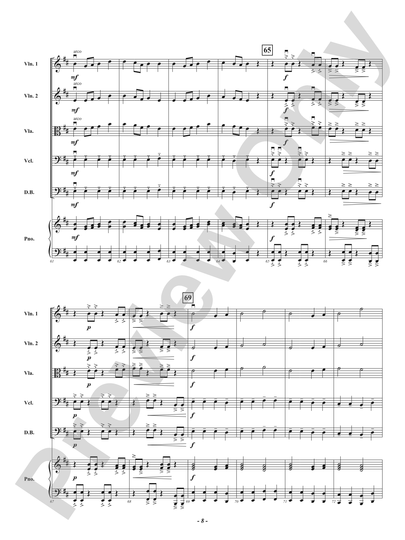Kingmaker: String Orchestra Conductor Score & Parts