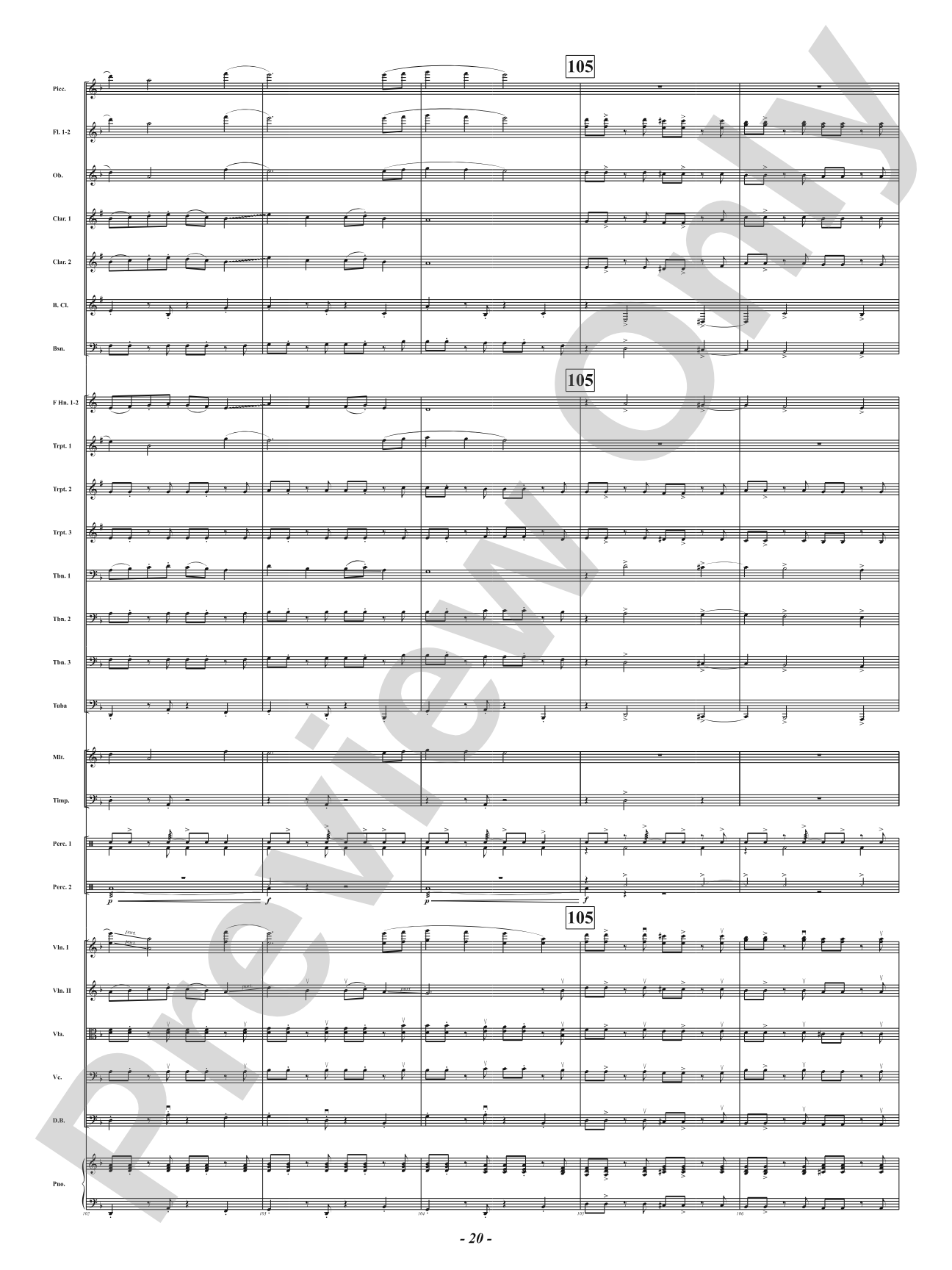 Strange Twists and Devious Turns: Full Orchestra Conductor Score & Parts
