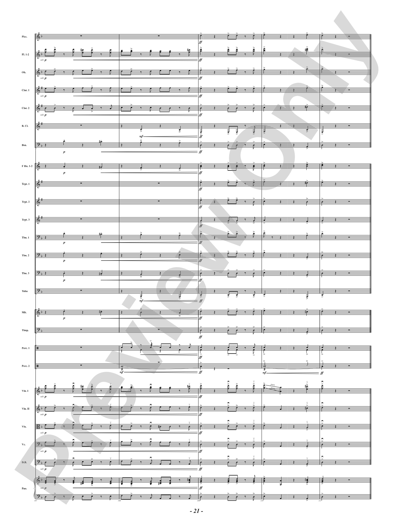 Strange Twists and Devious Turns: Full Orchestra Conductor Score & Parts