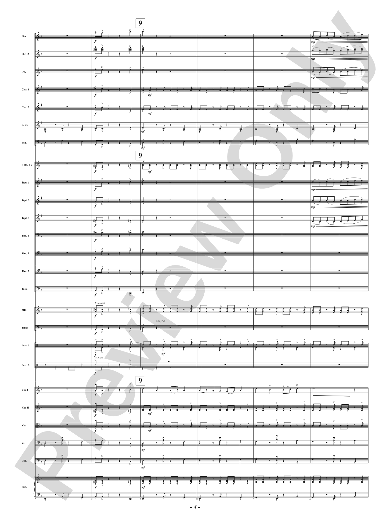 Strange Twists and Devious Turns: Full Orchestra Conductor Score & Parts