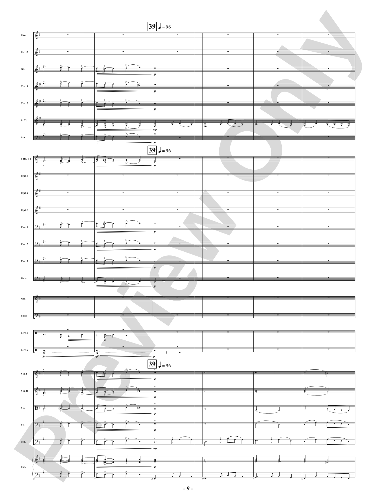 Strange Twists and Devious Turns: Full Orchestra Conductor Score & Parts