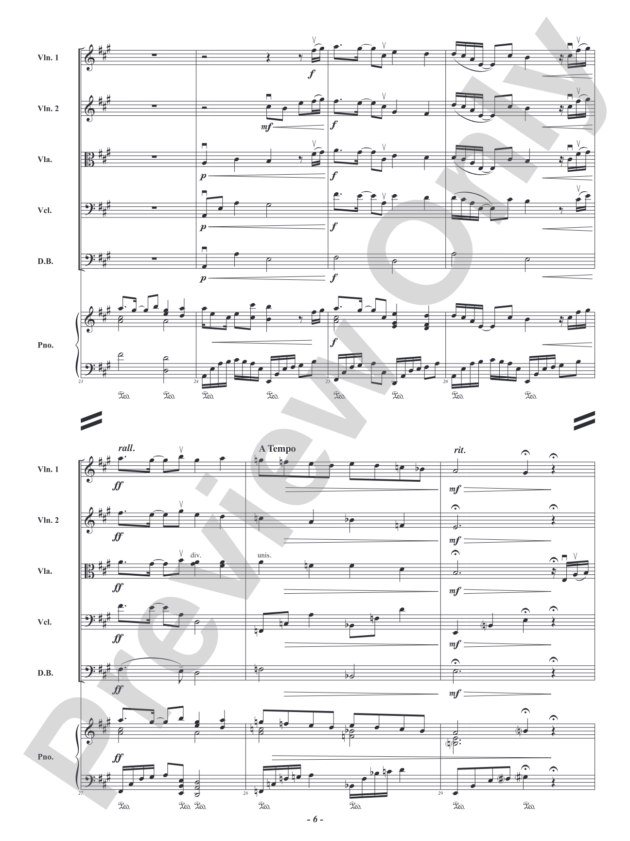 Leaf in the Wind: String Orchestra Conductor Score & Parts