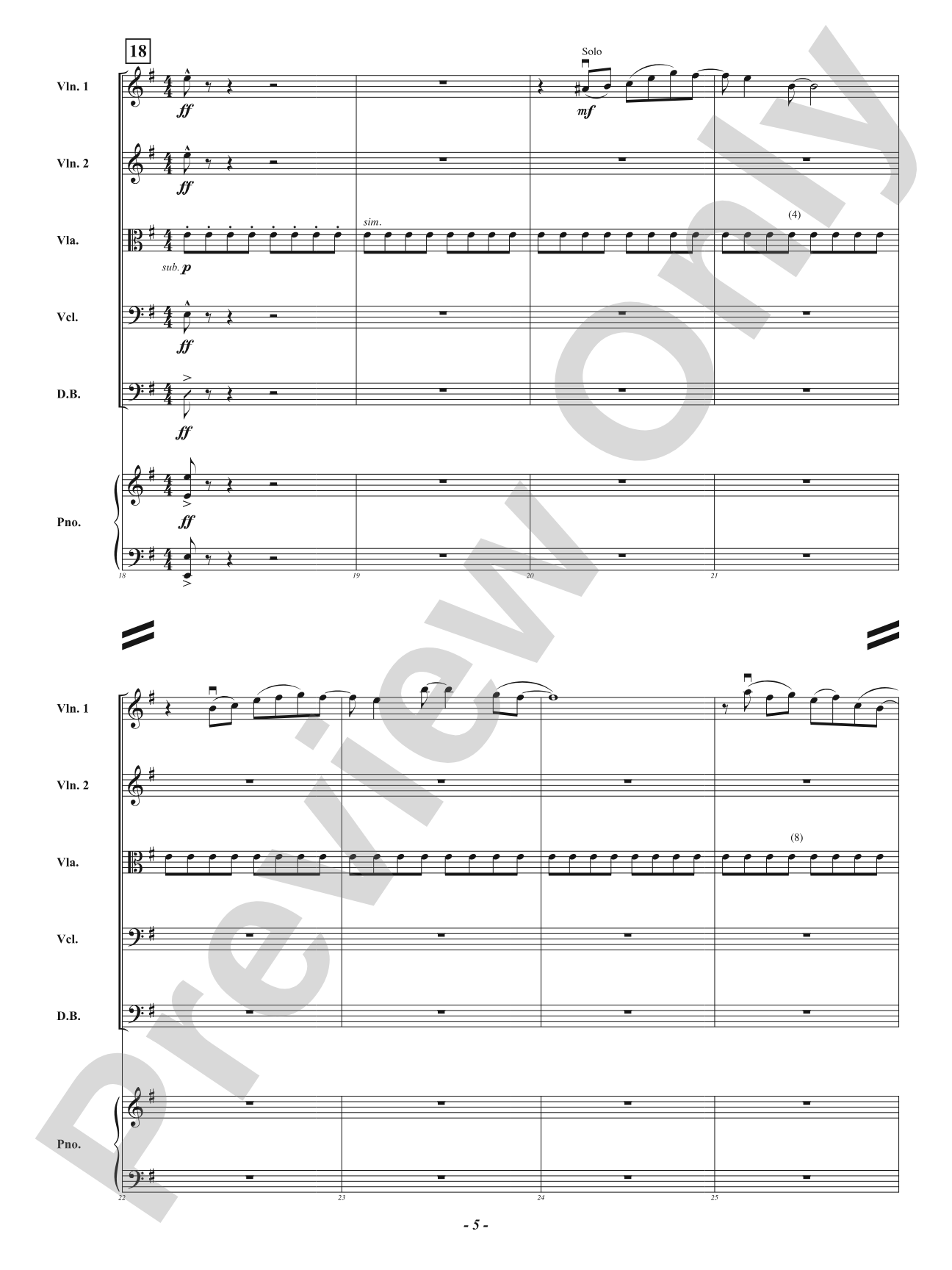 Operation: Time Management: String Orchestra Conductor Score & Parts