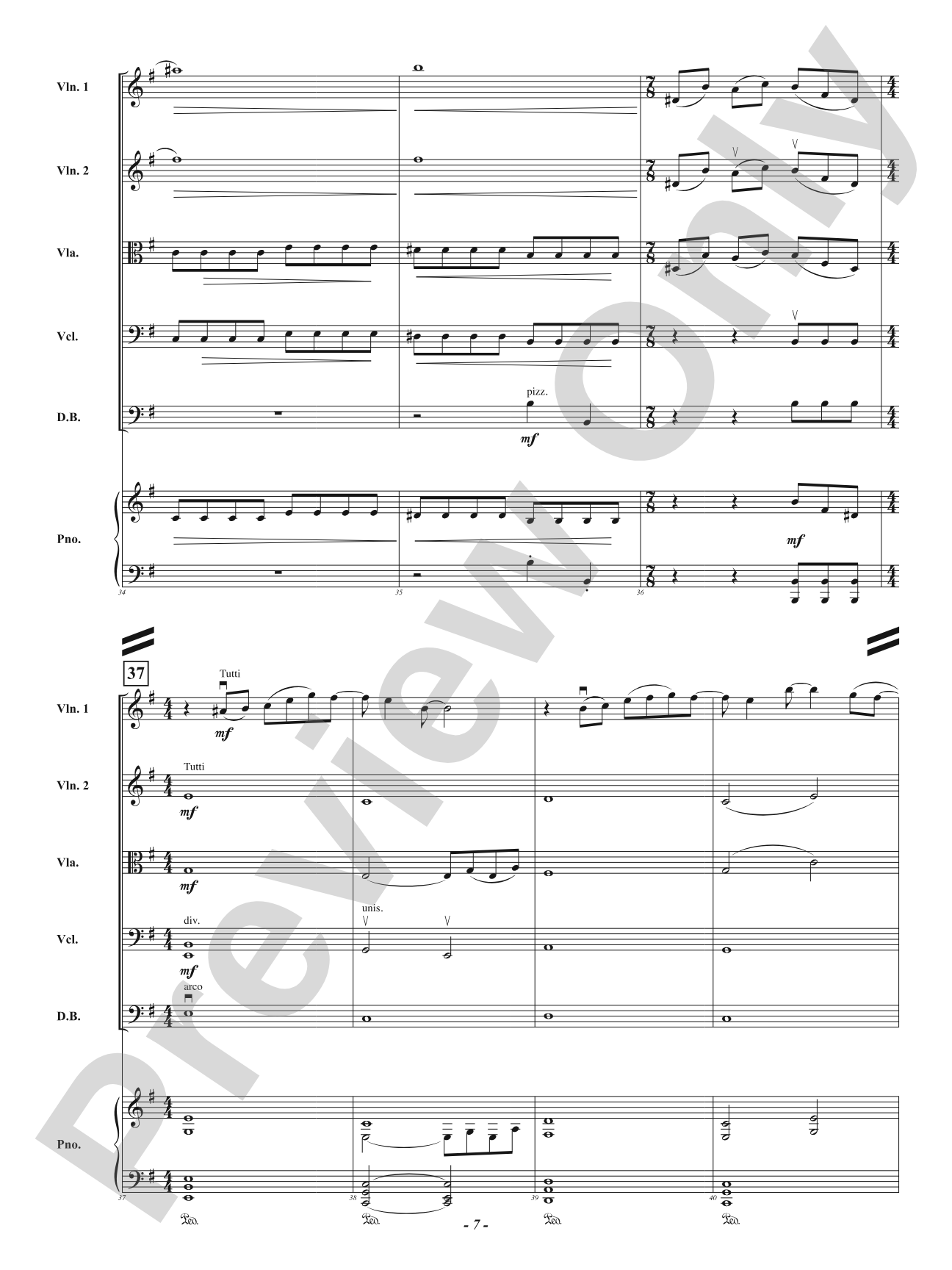 Operation: Time Management: String Orchestra Conductor Score & Parts