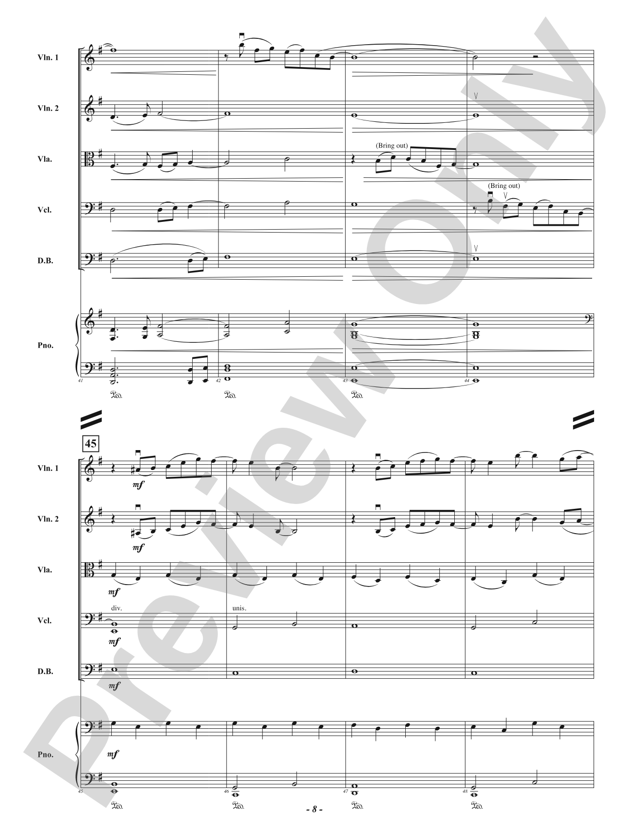 Operation: Time Management: String Orchestra Conductor Score & Parts