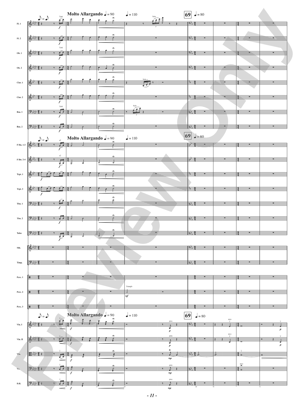 Bells of the Winter Range: Full Orchestra Conductor Score & Parts