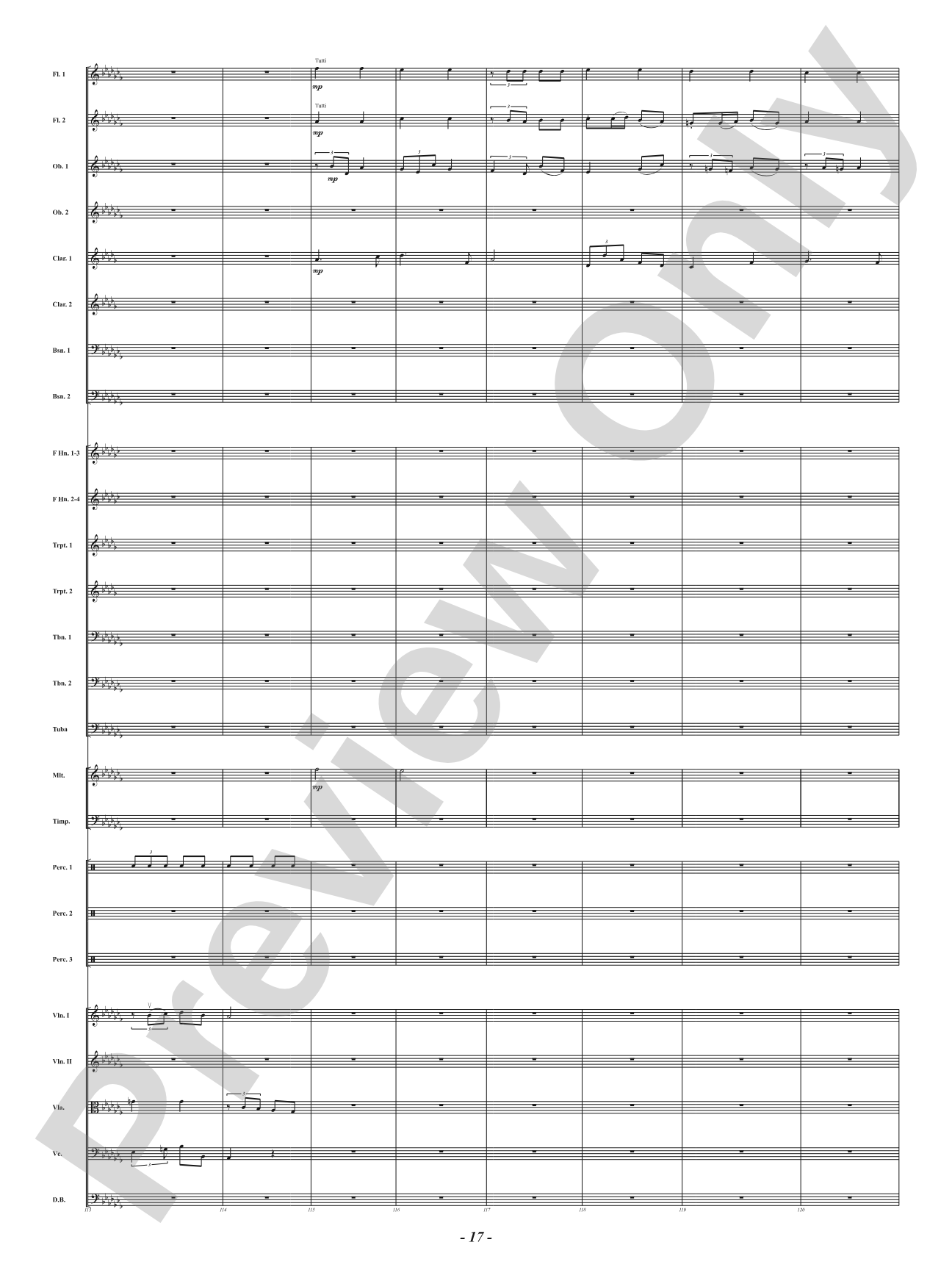 Bells of the Winter Range: Full Orchestra Conductor Score & Parts