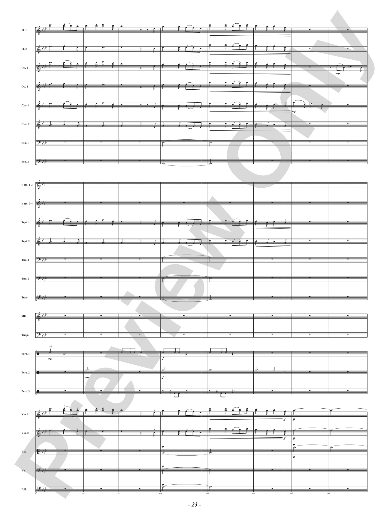 Bells of the Winter Range: Full Orchestra Conductor Score & Parts