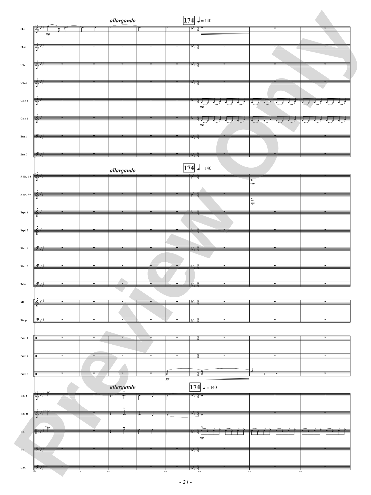 Bells of the Winter Range: Full Orchestra Conductor Score & Parts