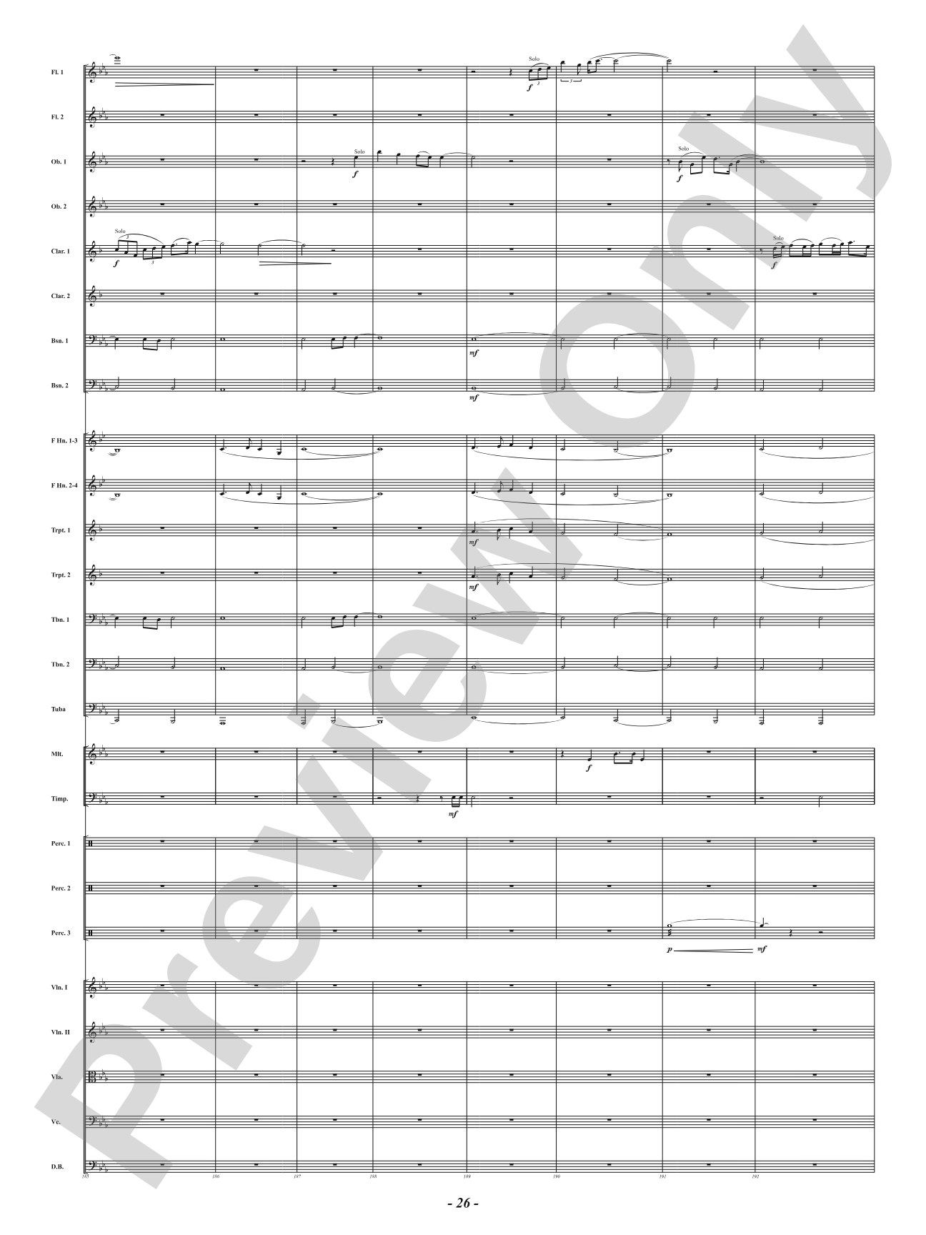 Bells of the Winter Range: Full Orchestra Conductor Score & Parts