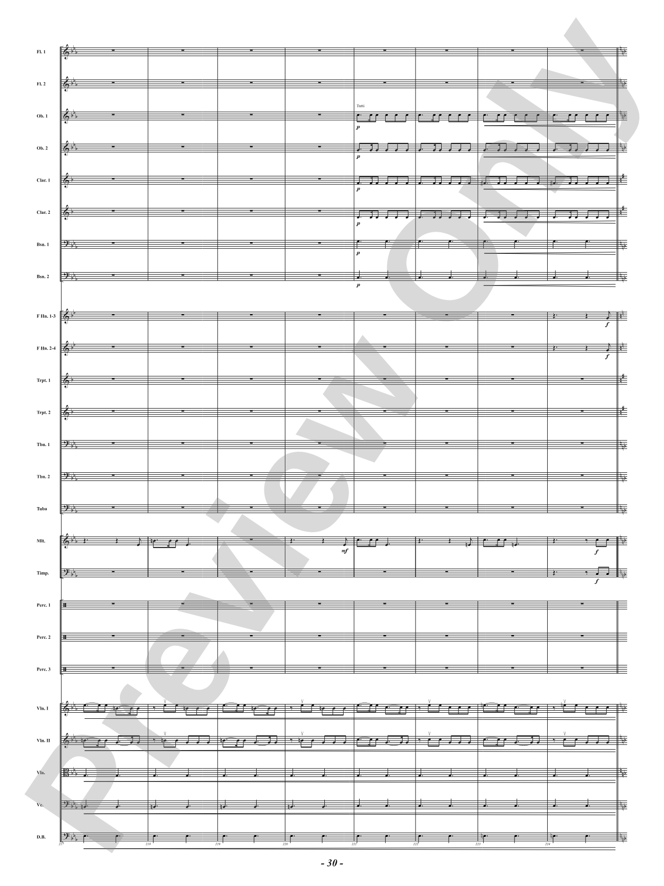 Bells of the Winter Range: Full Orchestra Conductor Score & Parts