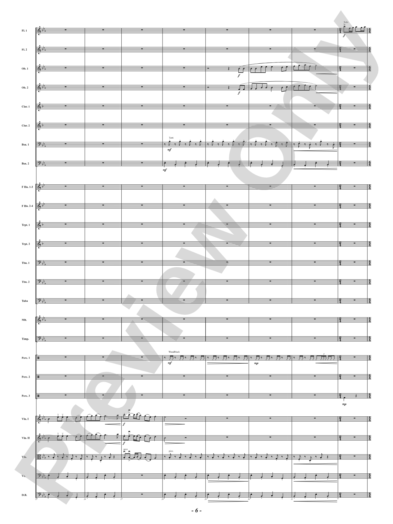 Bells of the Winter Range: Full Orchestra Conductor Score & Parts
