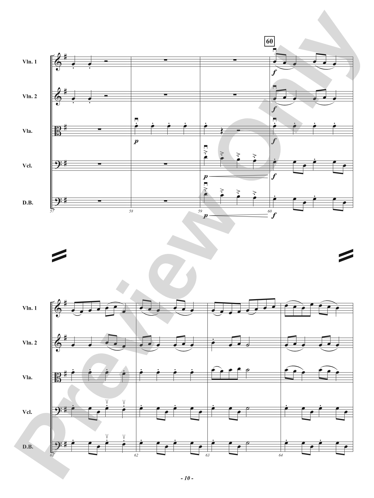 Springing: String Orchestra Conductor Score & Parts