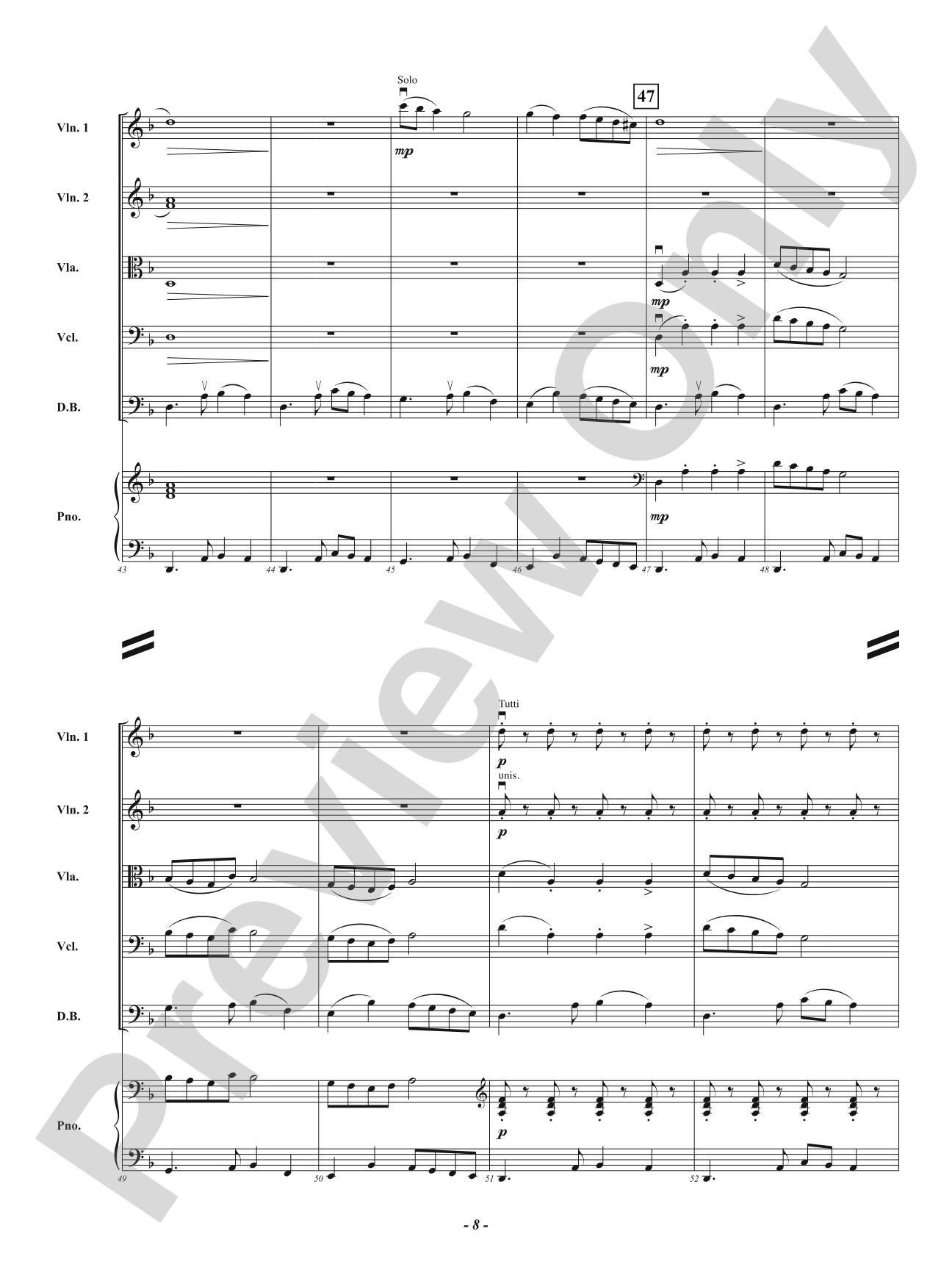Strange Twists and Devious Turns - For String Orchestra: String Orchestra Conductor Score & Parts