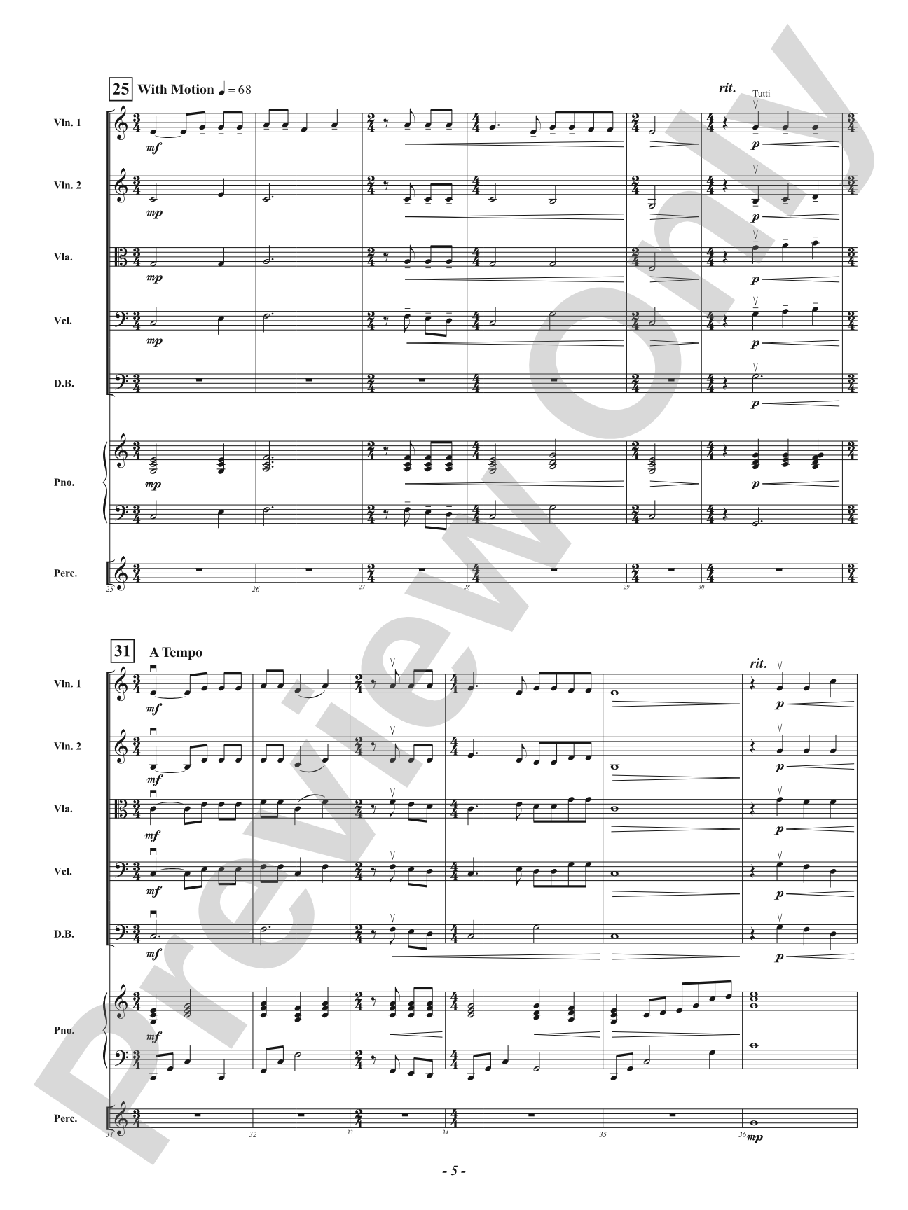 A Mother's Hymn - How Great Thou Art: String Orchestra Conductor Score & Parts
