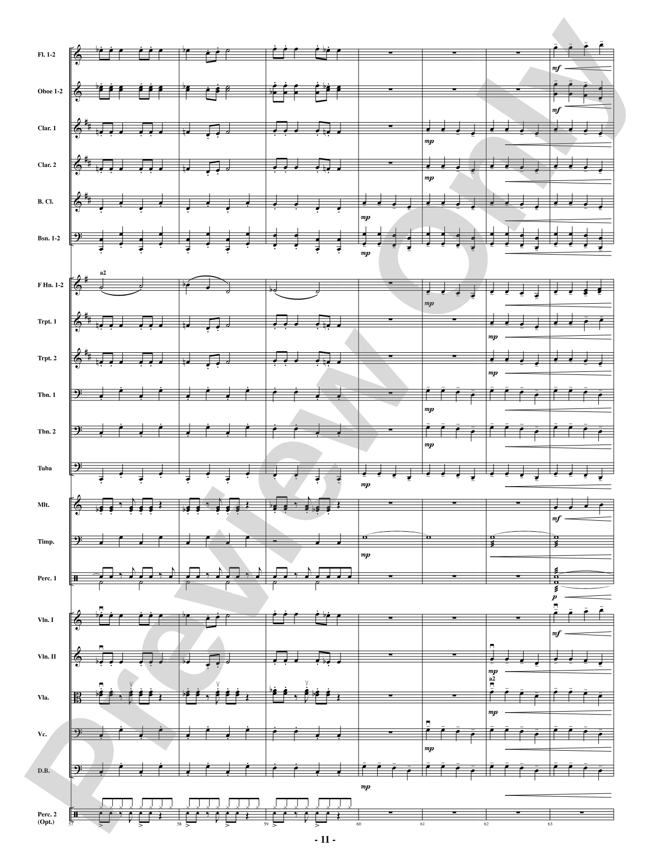 A Minor Holiday Celebration: Full Orchestra Conductor Score & Parts