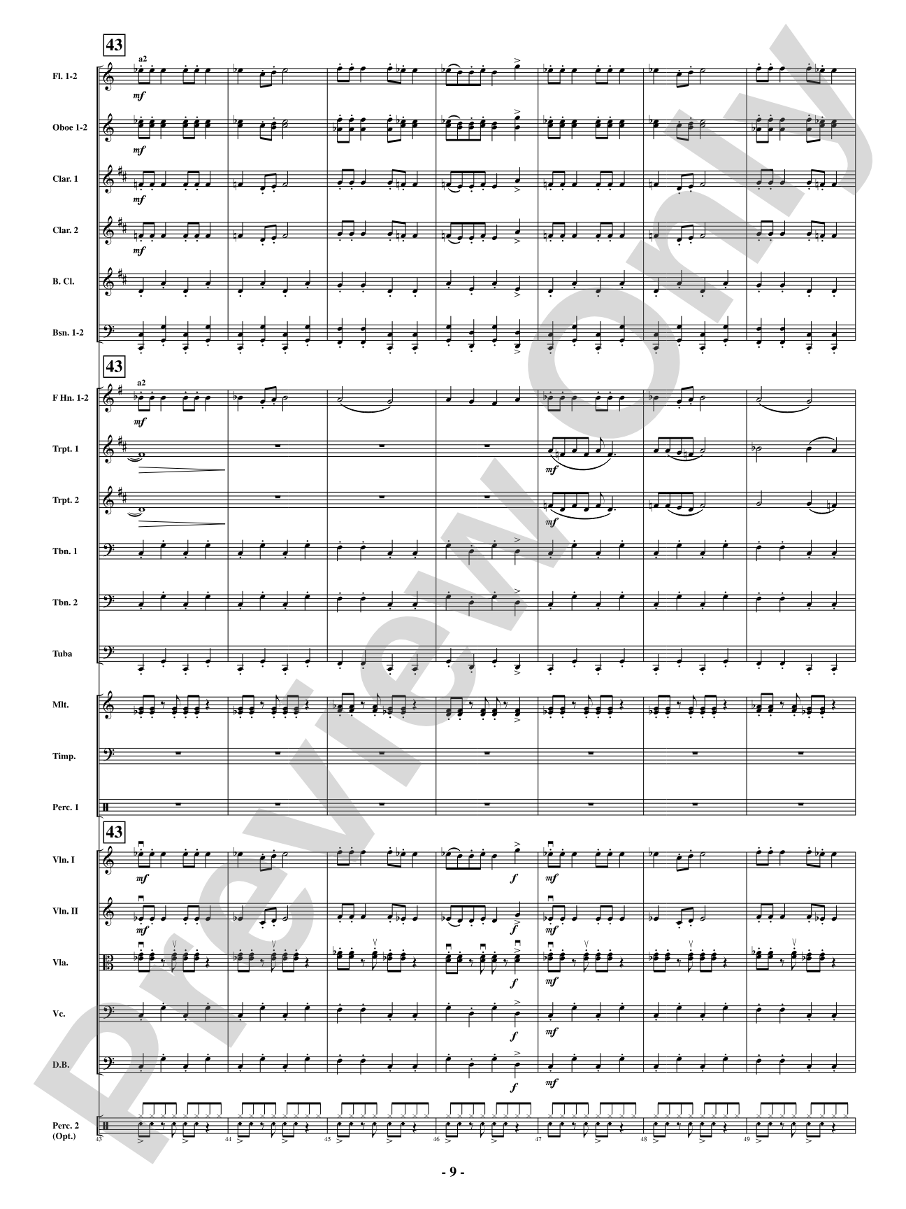 A Minor Holiday Celebration: Full Orchestra Conductor Score & Parts