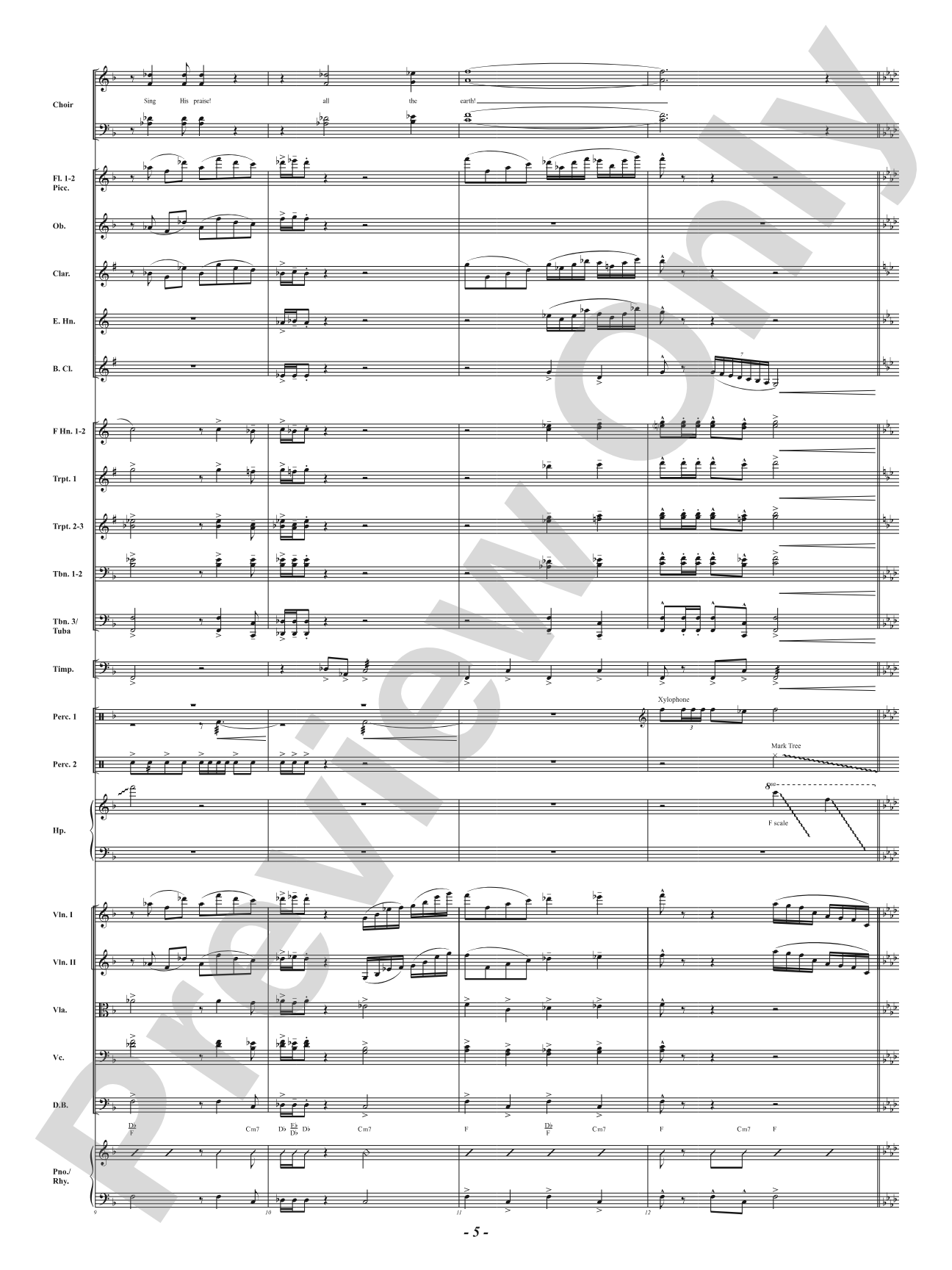 Shout for Joy: Full Orchestra Conductor Score & Parts