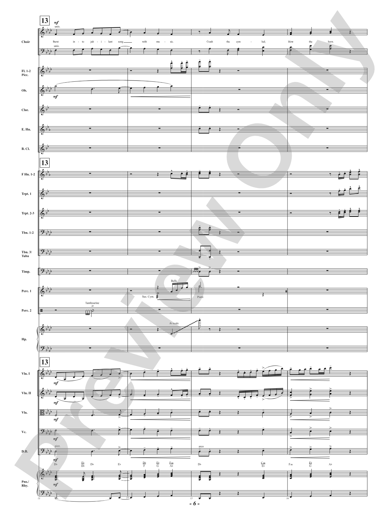 Shout for Joy: Full Orchestra Conductor Score & Parts