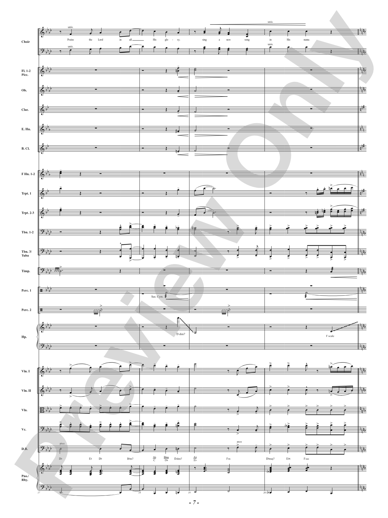 Shout for Joy: Full Orchestra Conductor Score & Parts