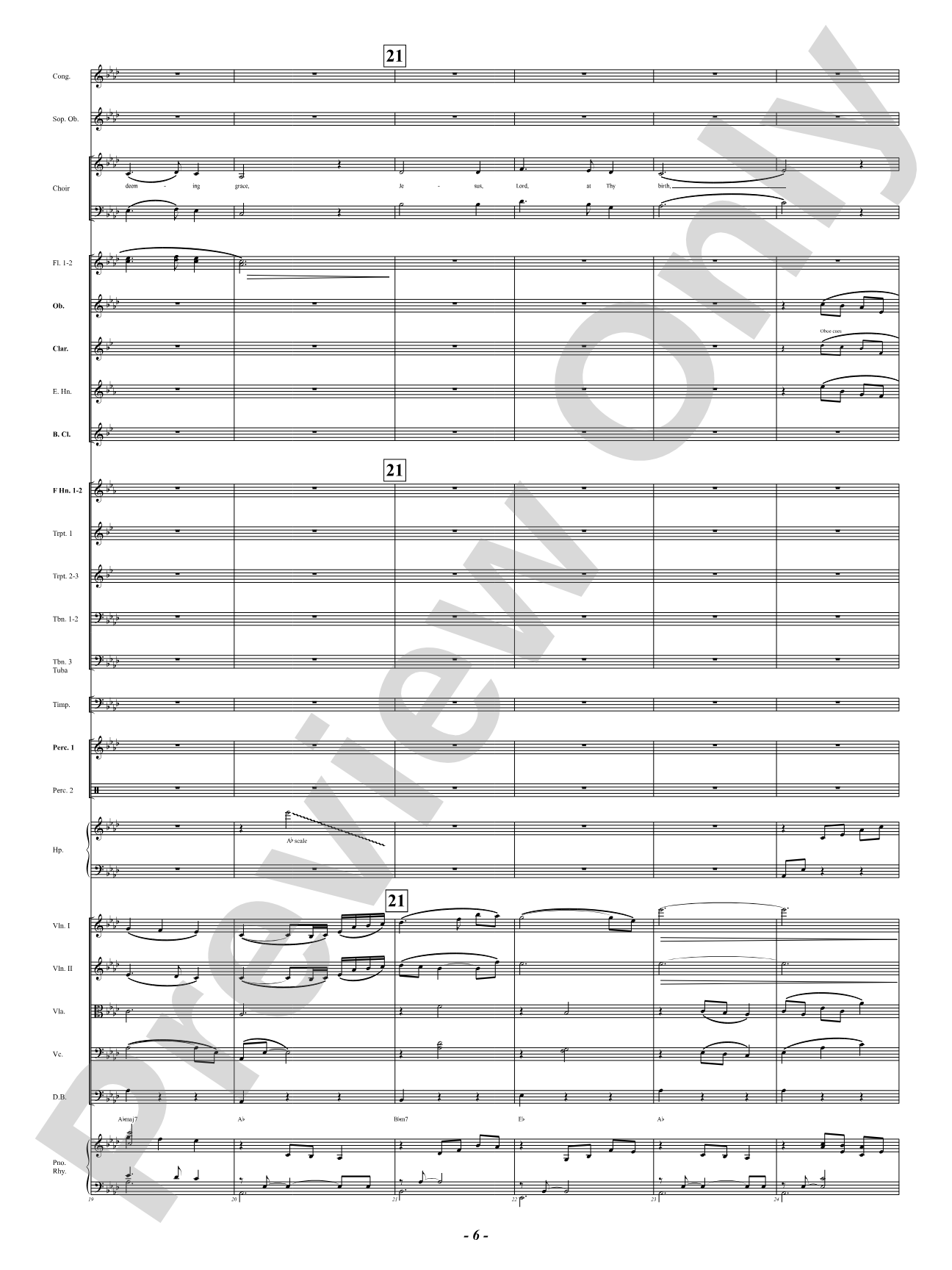 Silent Night: Full Orchestra Conductor Score & Parts