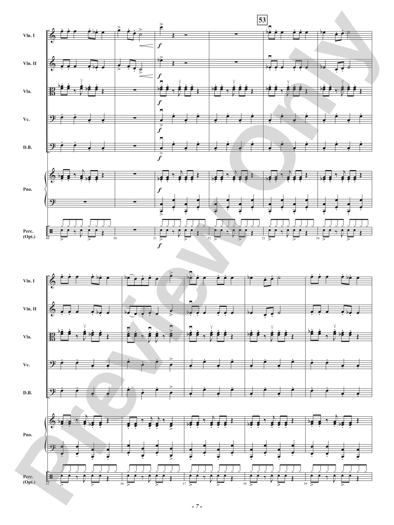 A Minor Holiday Celebration - For String Orchestra: String Orchestra Conductor Score & Parts