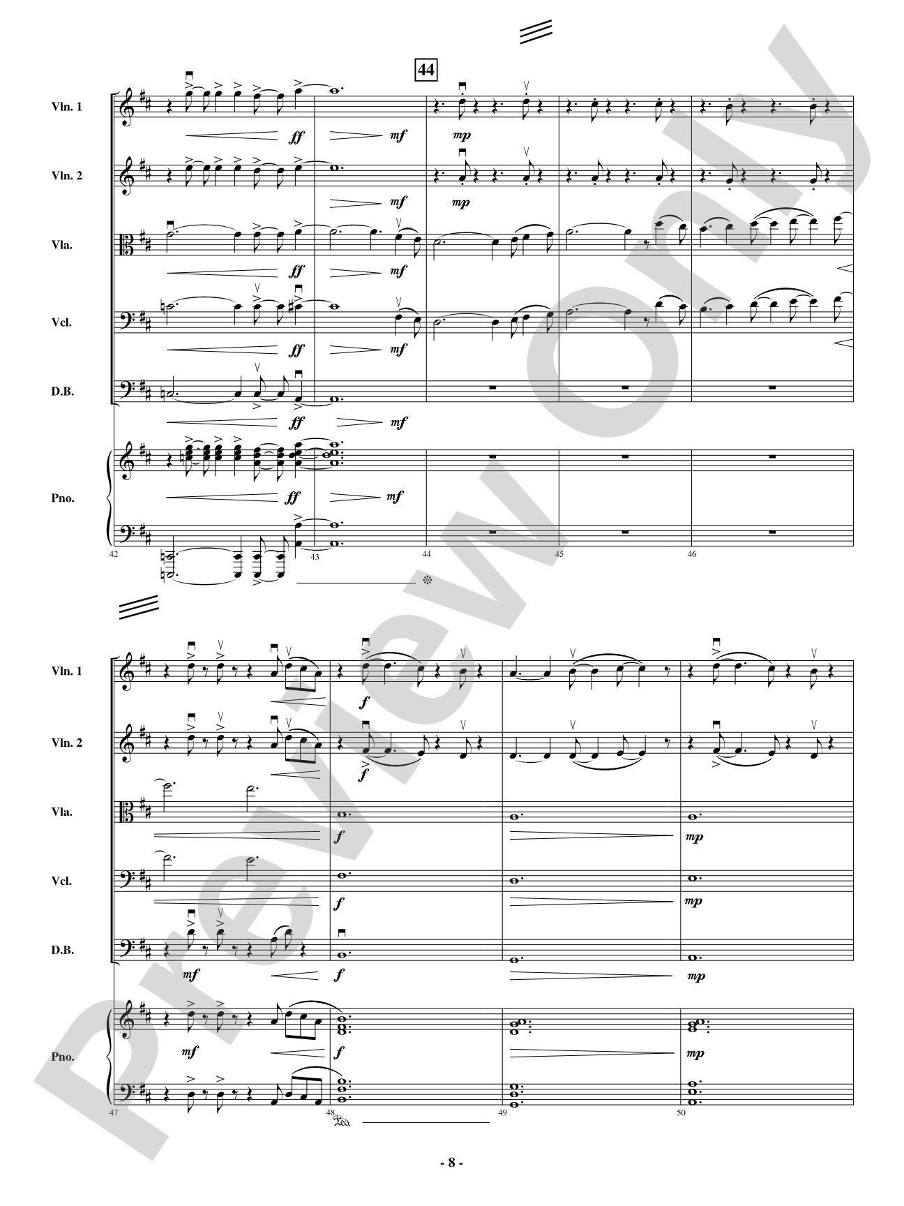 The First Celebration: String Orchestra Conductor Score & Parts