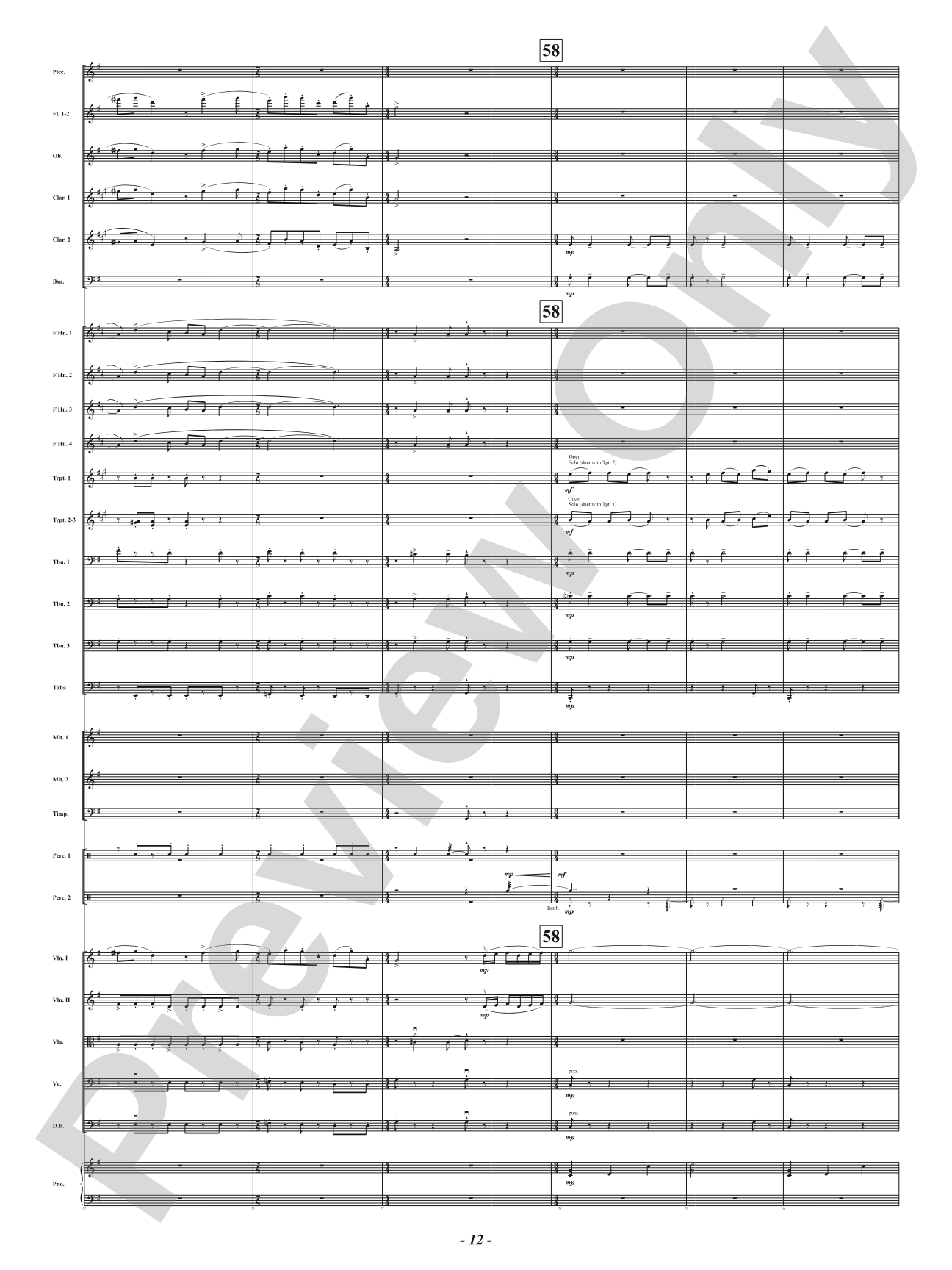 Rise City Silent, Sing!: Full Orchestra Conductor Score & Parts