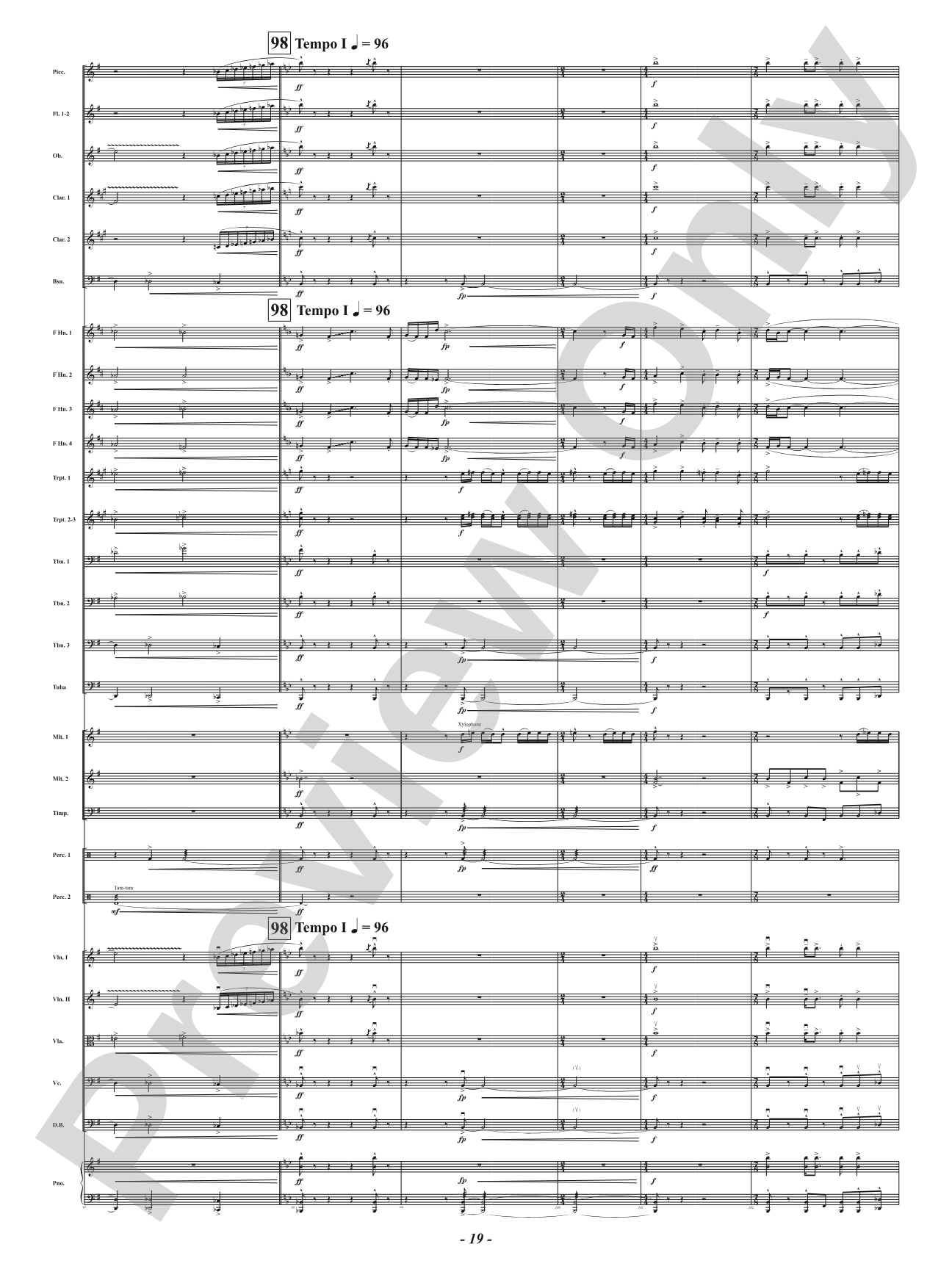 Rise City Silent, Sing!: Full Orchestra Conductor Score & Parts