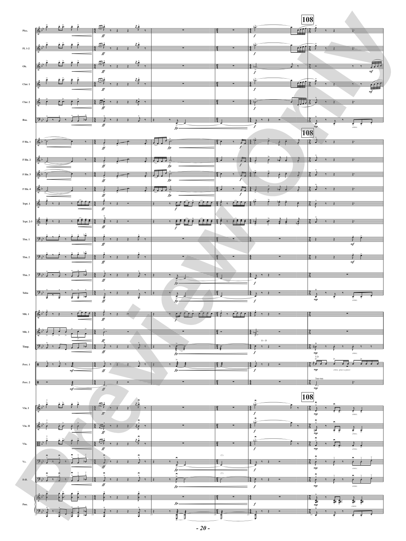 Rise City Silent, Sing!: Full Orchestra Conductor Score & Parts