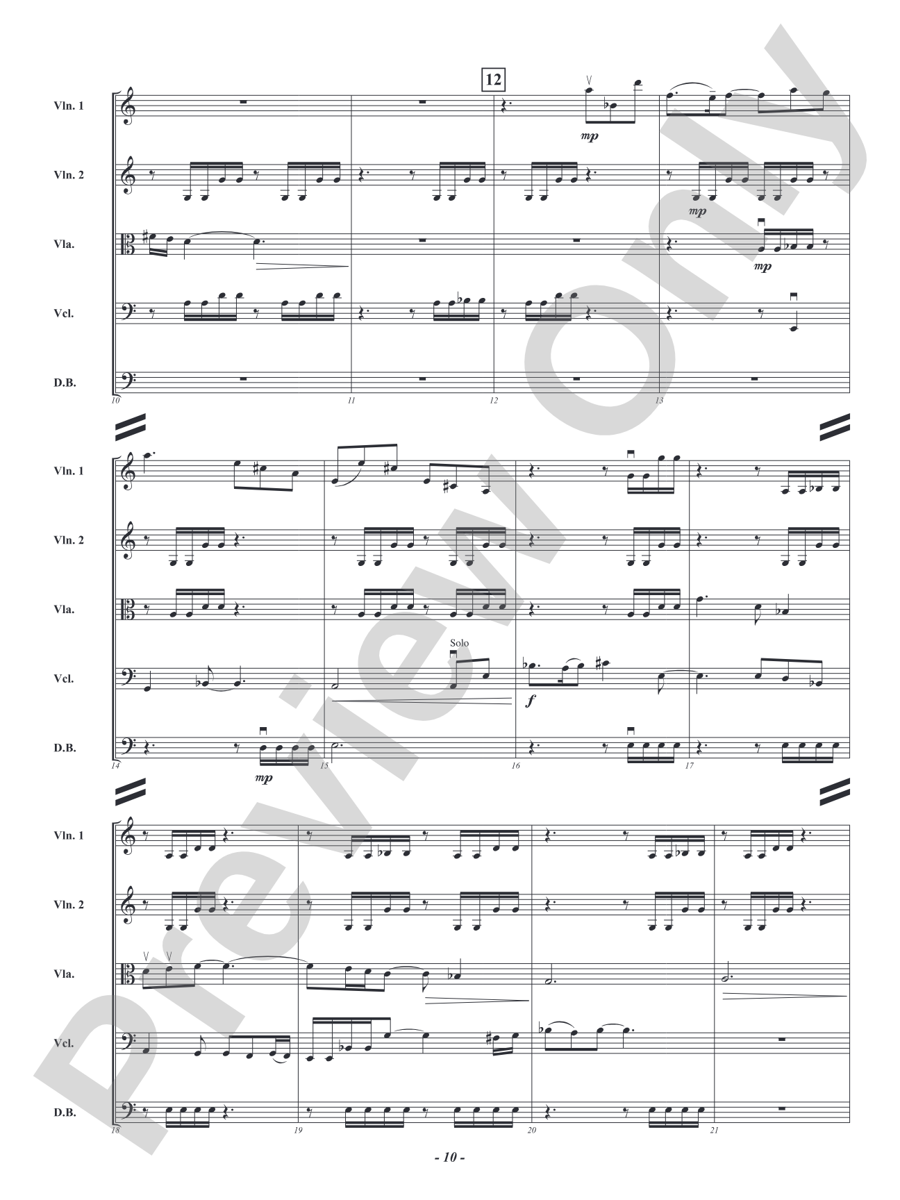 Four Portraits for Strings - Robber's Roost, Call of the Canyon, The Rinky Dink Saloon, A Toast to Santa: String Orchestra Conductor Score & Parts