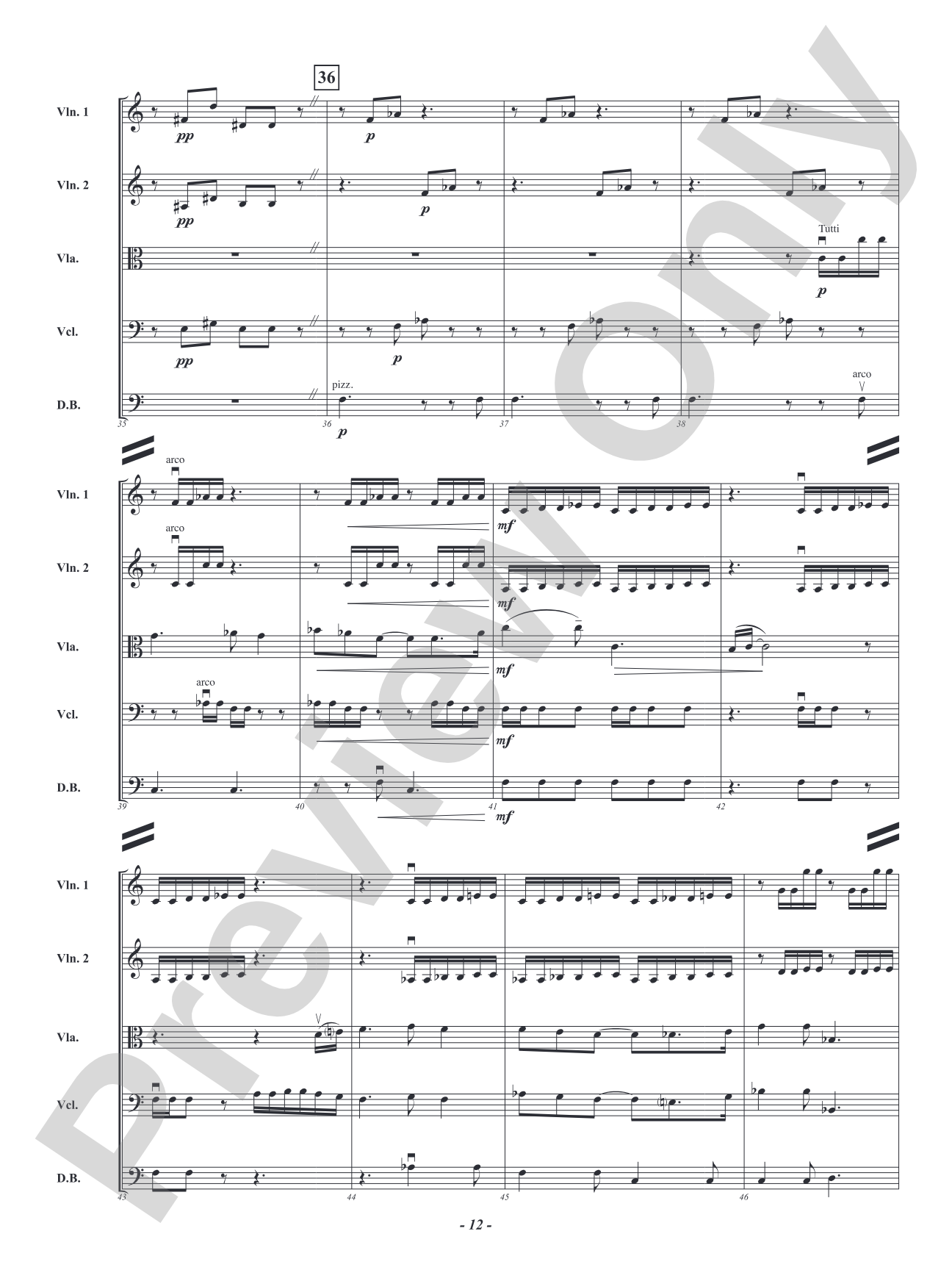 Four Portraits for Strings - Robber's Roost, Call of the Canyon, The Rinky Dink Saloon, A Toast to Santa: String Orchestra Conductor Score & Parts
