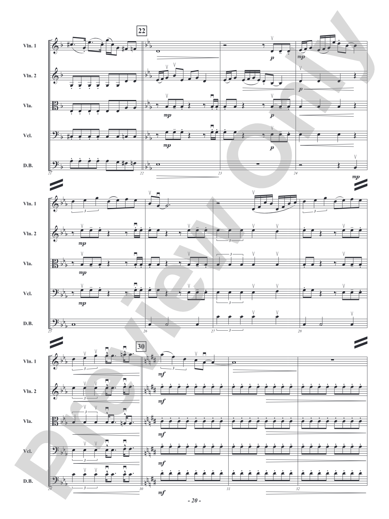Four Portraits for Strings - Robber's Roost, Call of the Canyon, The Rinky Dink Saloon, A Toast to Santa: String Orchestra Conductor Score & Parts