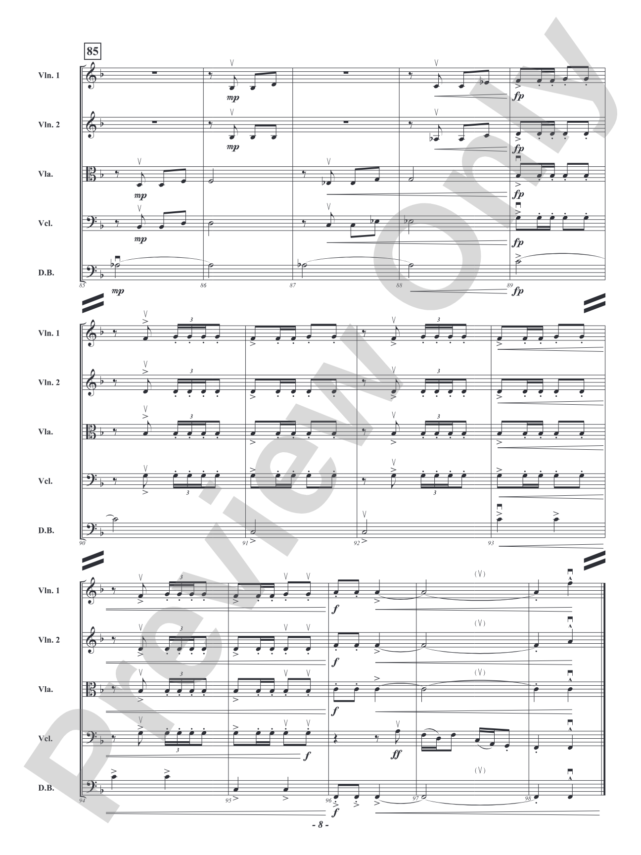Four Portraits for Strings - Robber's Roost, Call of the Canyon, The Rinky Dink Saloon, A Toast to Santa: String Orchestra Conductor Score & Parts