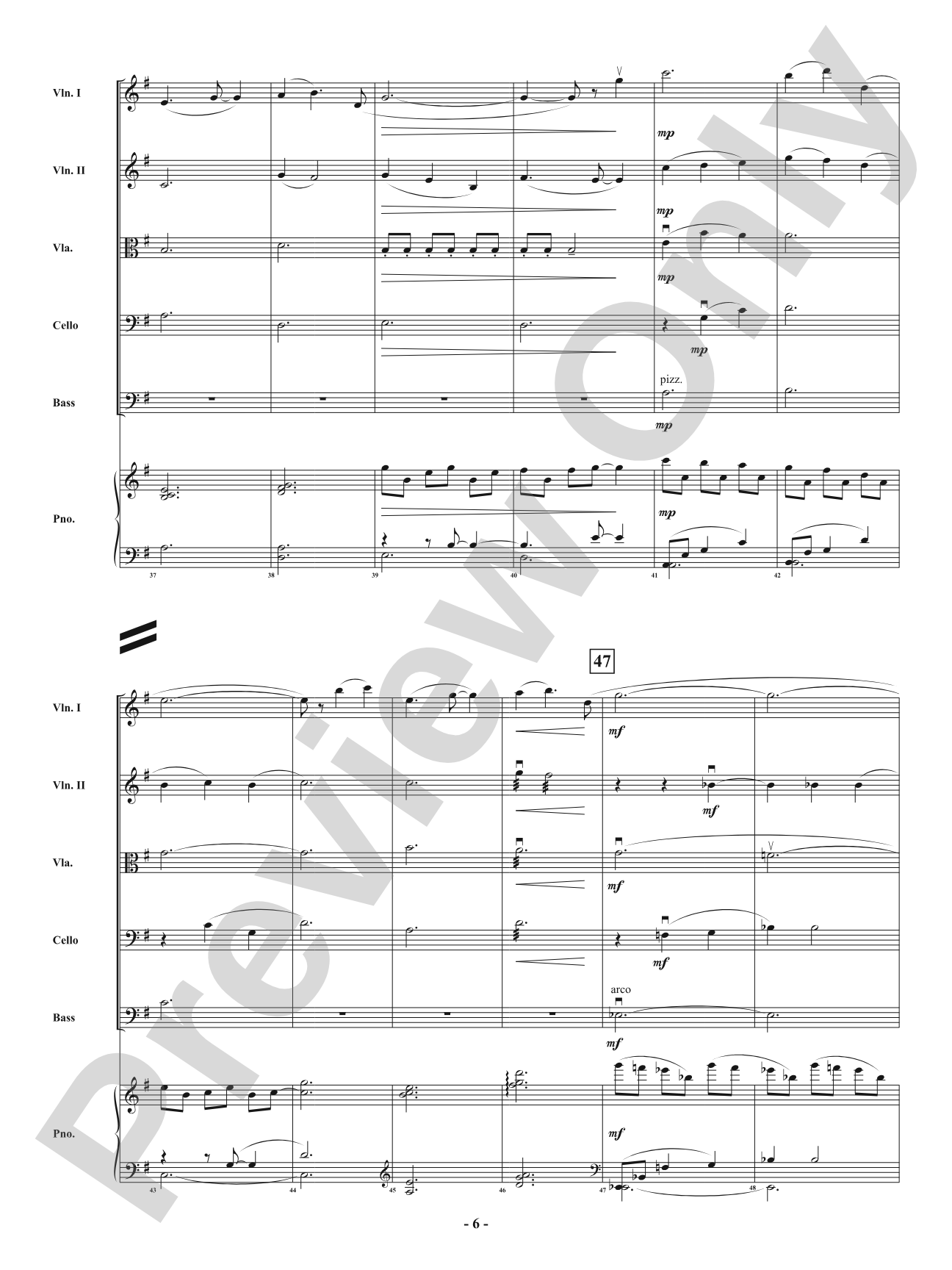 Dancing with the Rainfall: String Orchestra Conductor Score & Parts