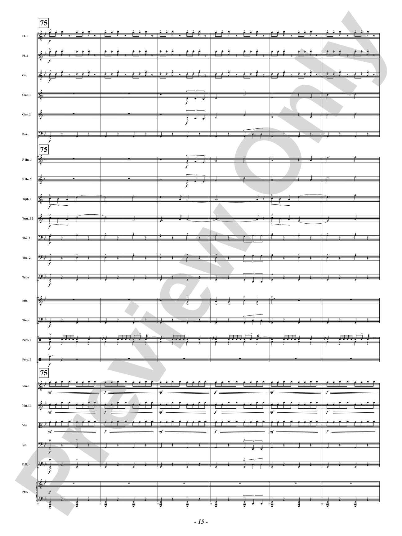Heroes Arise: Full Orchestra Conductor Score & Parts
