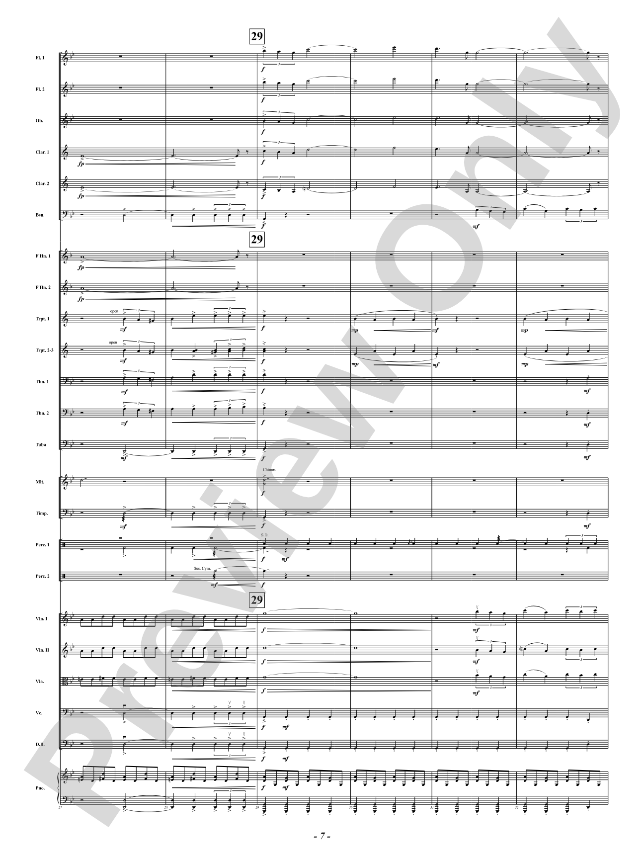 Heroes Arise: Full Orchestra Conductor Score & Parts