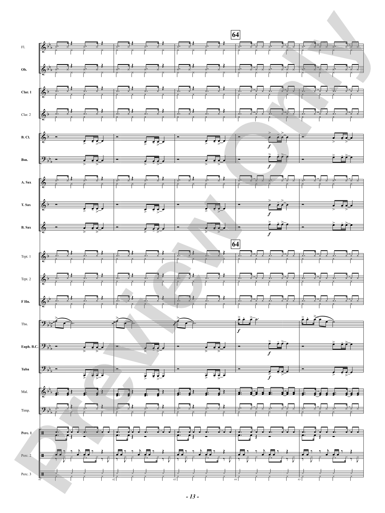 Gullah Ring Shout: Concert Band Conductor Score & Parts