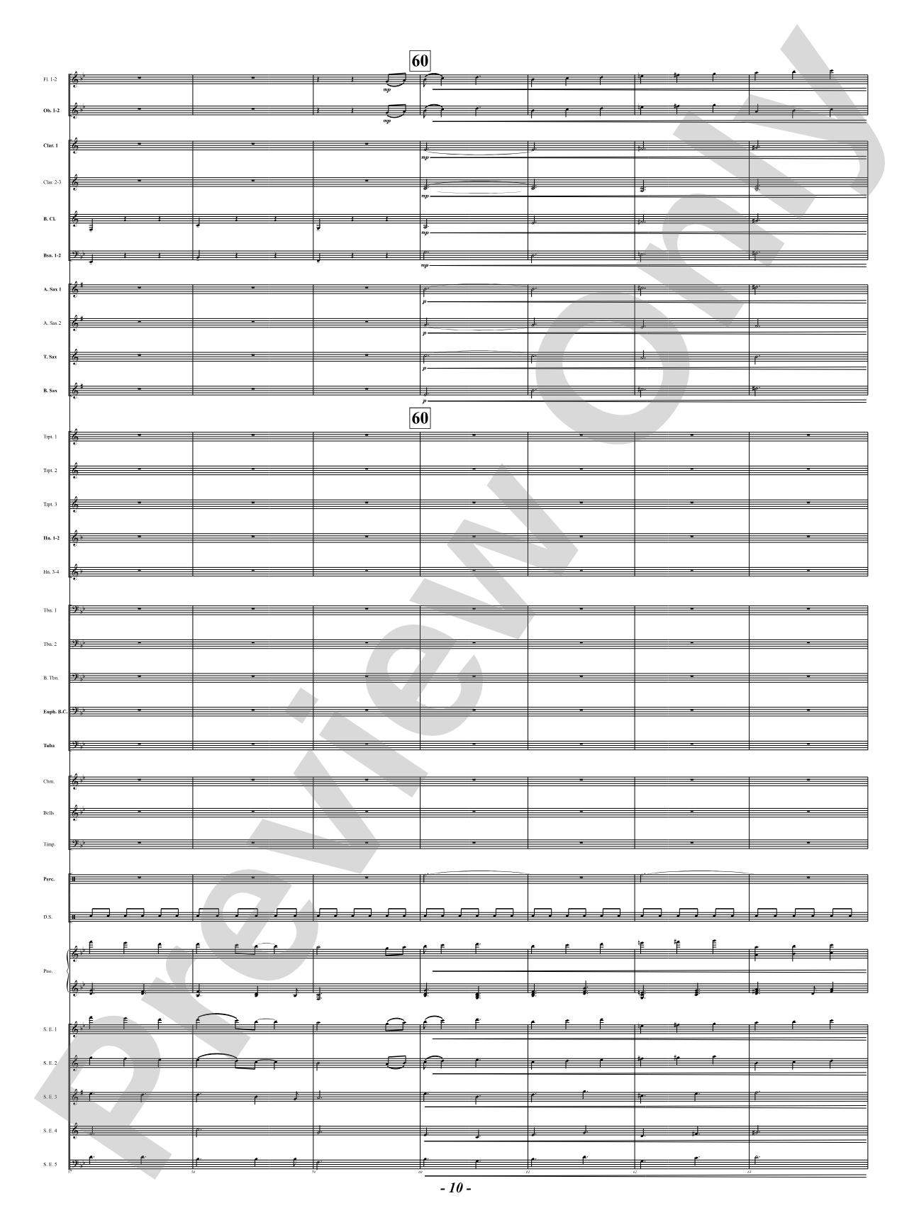 Ukrainian Bell Carol (Featuring a Small Woodwind Ensemble or Piano with Band): Concert Band Conductor Score & Parts