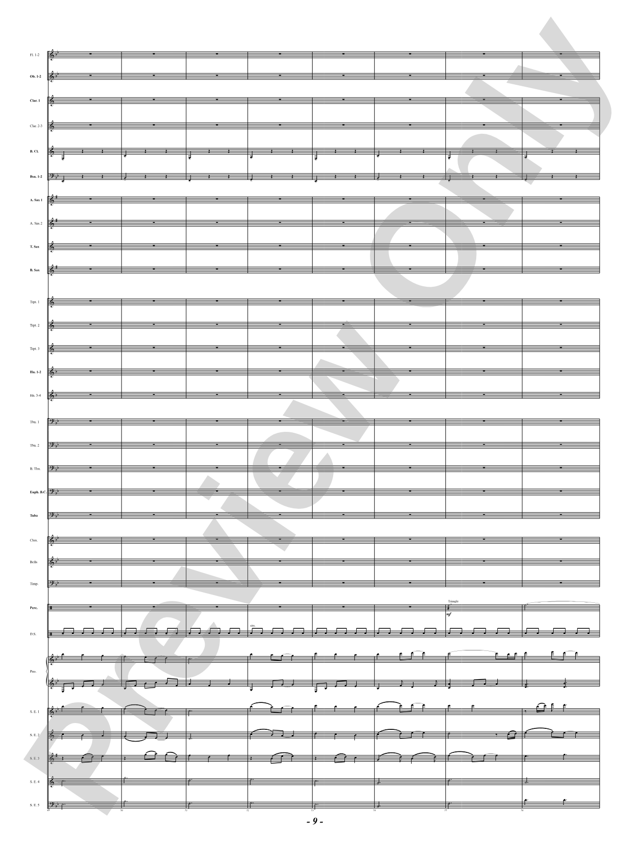 Ukrainian Bell Carol (Featuring a Small Woodwind Ensemble or Piano with Band): Concert Band Conductor Score & Parts