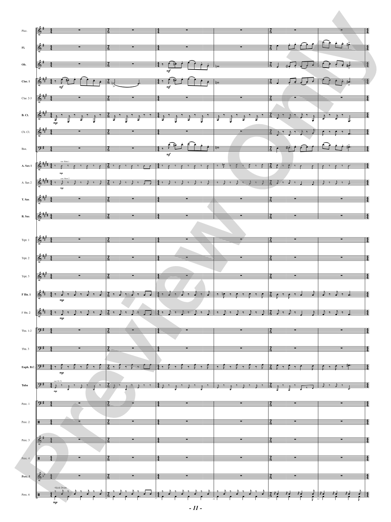 Se-SAW: Concert Band Conductor Score & Parts