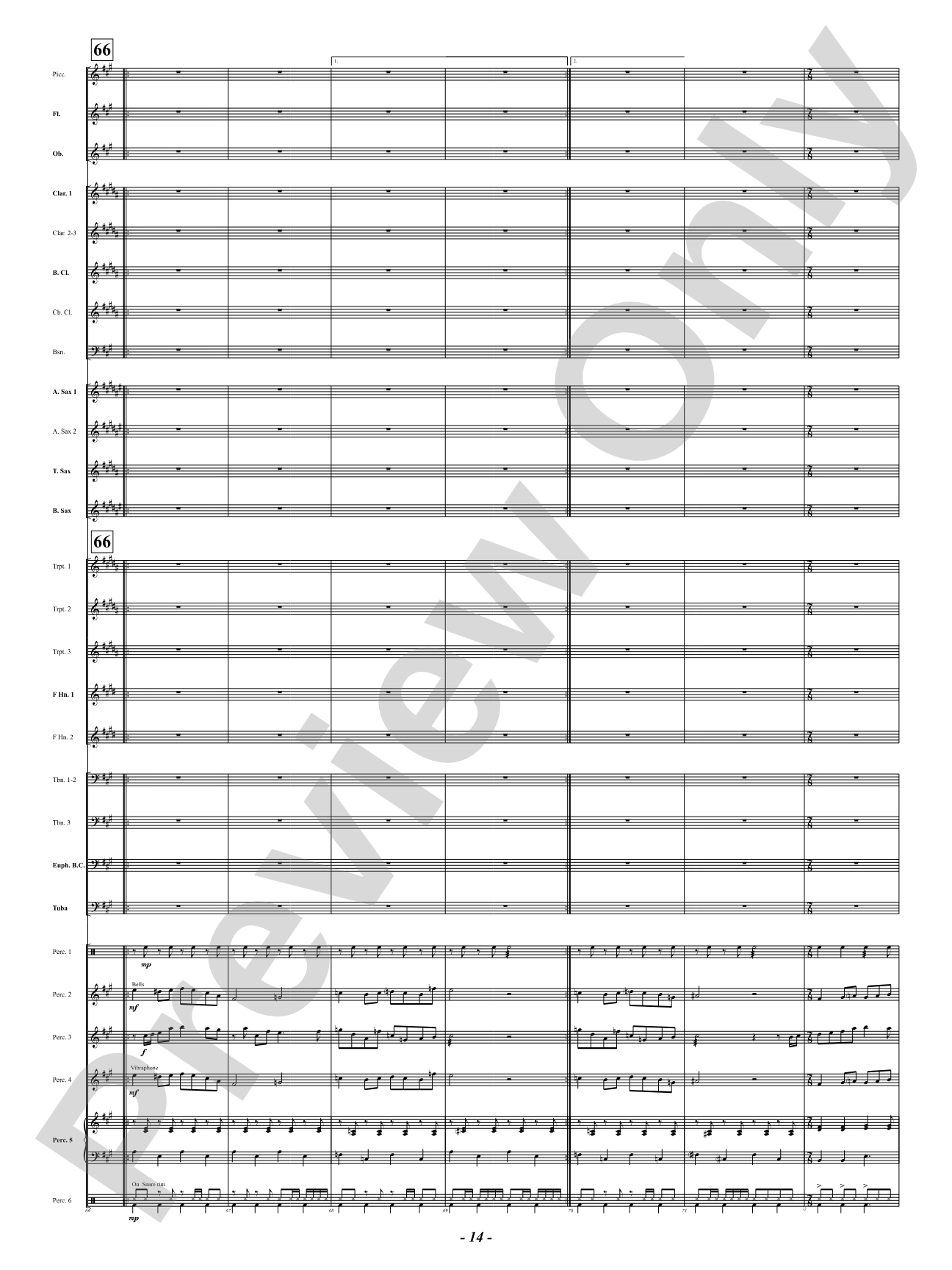 Se-SAW: Concert Band Conductor Score & Parts