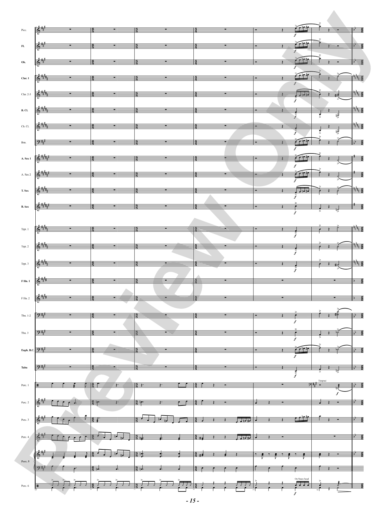 Se-SAW: Concert Band Conductor Score & Parts