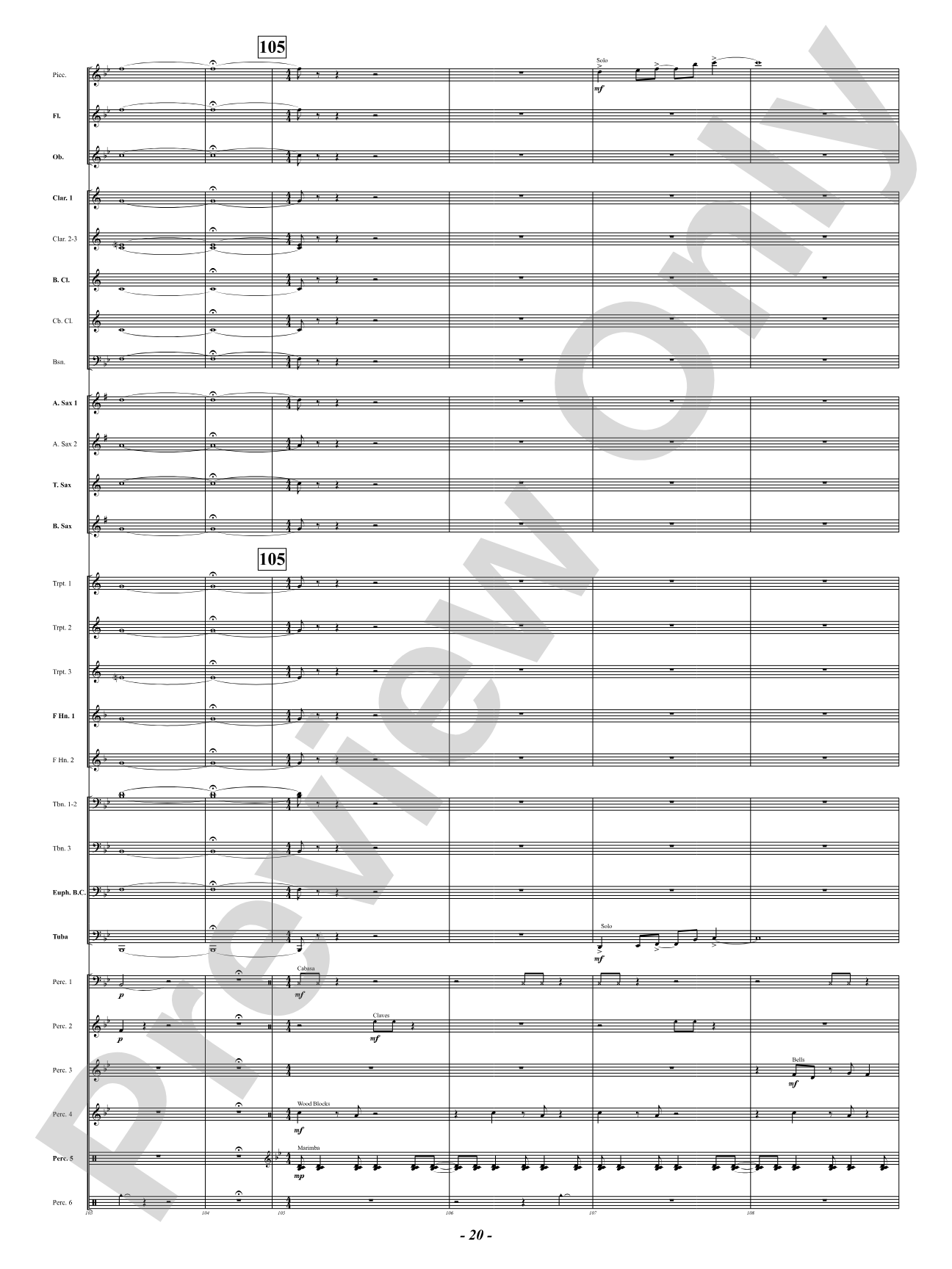 Se-SAW: Concert Band Conductor Score & Parts