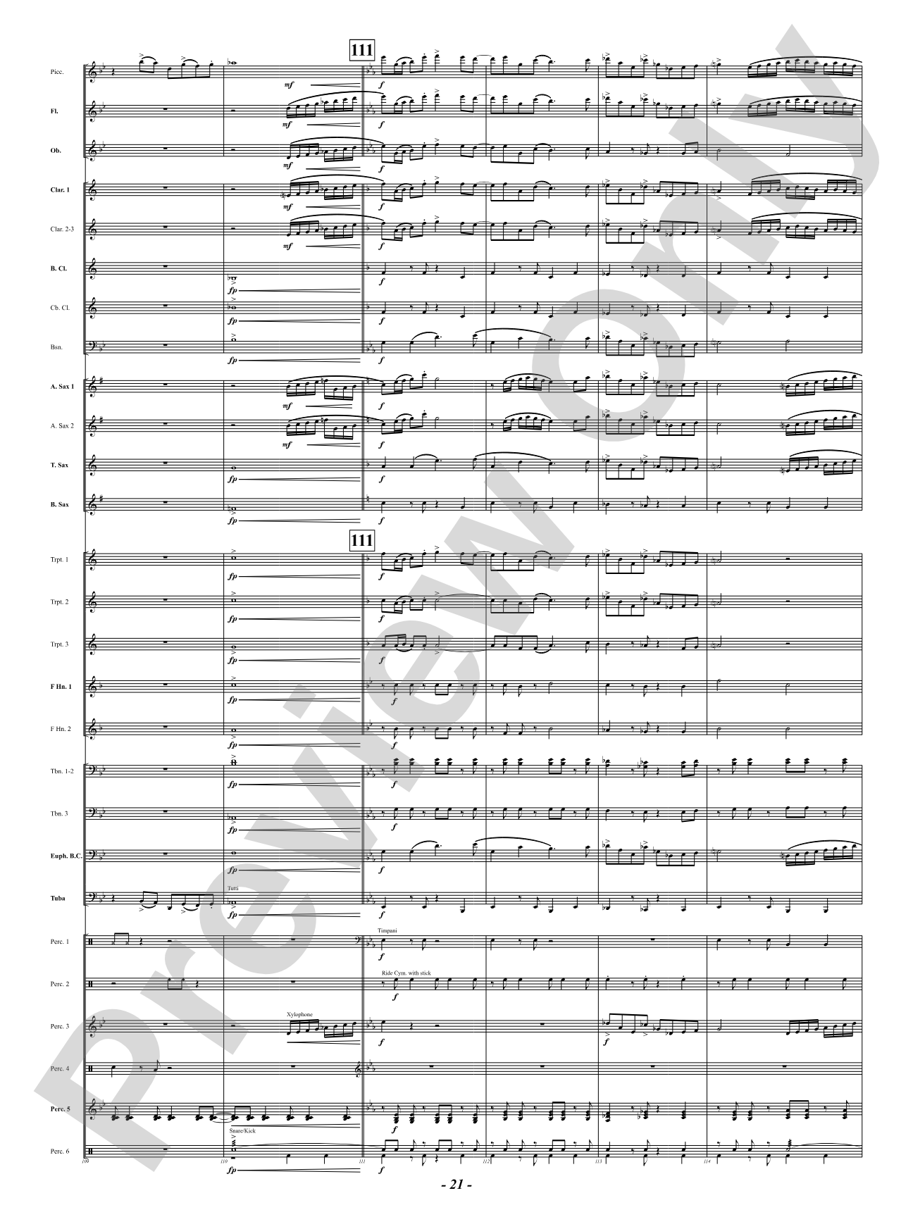 Se-SAW: Concert Band Conductor Score & Parts