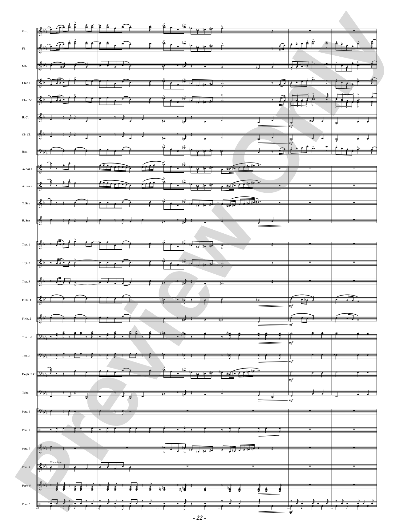 Se-SAW: Concert Band Conductor Score & Parts